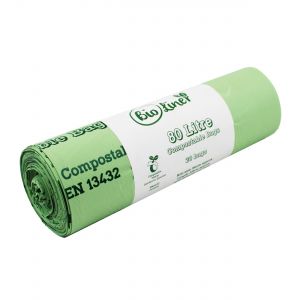 80 litre capacity compost bin bags in roll of 20