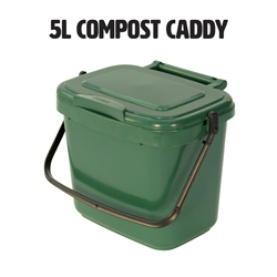 5l food waste compost caddy